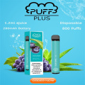 42 аромата Puff Plus 800 одноразовая вейп -ручка