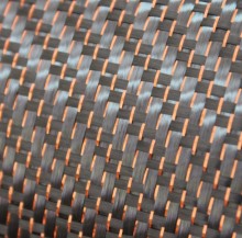 Copper Glitter 3K Carbon Fiber Fabric