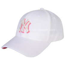Ny Cotton Women White Baseball Cap (SCBC017SSJ)