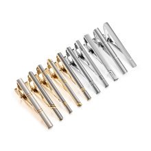 Daily Wholesale Silver and Gold Tie Pins: 10-PC Classic Style Clip-On Accessories for Business Neckties