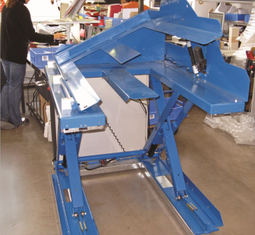 E Shape Low Profile Hydraulic scissor Lift Table