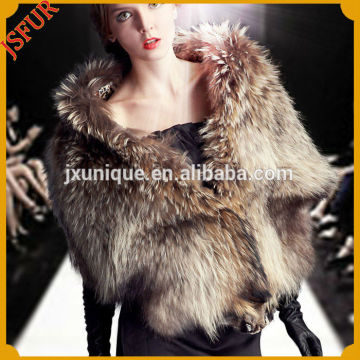 Nice whole raccoon skin fur made fur stole