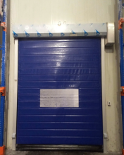 PVC high speed door cold storage