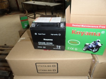 12V10ah High Performance Motorcycle Starting Battery Ytxt12-BS