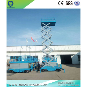 1.0t 14m AC DC powered Scissor Lift