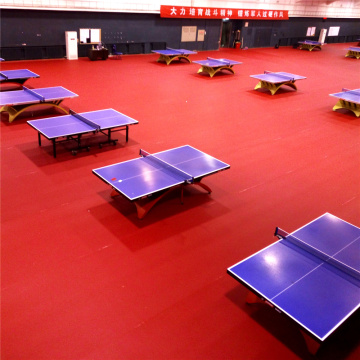 ITTF Tischtennis-Bodenbelag PVC-Sportboden