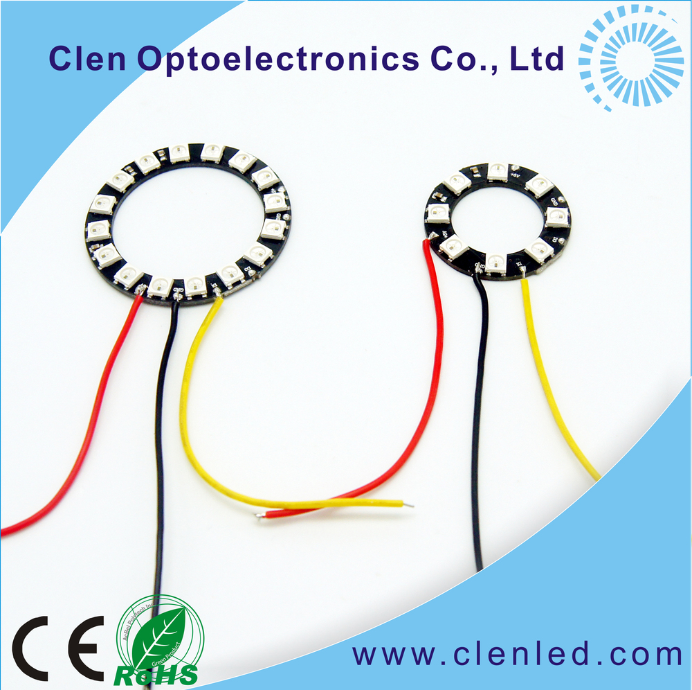 Programable Pixel LED Ring WS2812B Angle Eye LED Ring Lights 5V 8leds