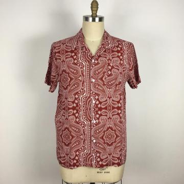 Summer Party Cotton Vintage pattern Shirts