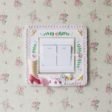 Fancy Polyresin Switch Cover Frames for Wall Decor