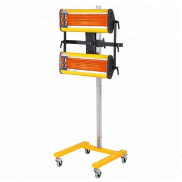 Shortwave Infrared Paint Curing Lamp System for Car Care - 2 Lamp