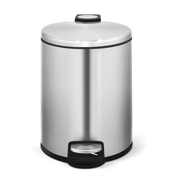 12L Thin Lid Stainless Steel Pedal Bin