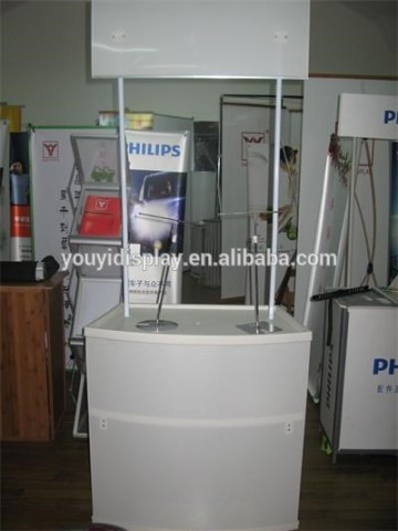 attractive retail promotion retail counter table