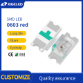 Cuentas de lámpara de alto brillo SMD LED 0603