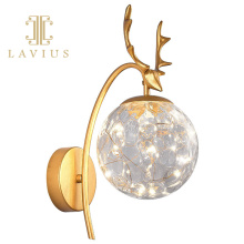 Antler design high quality glass villa wall lmp