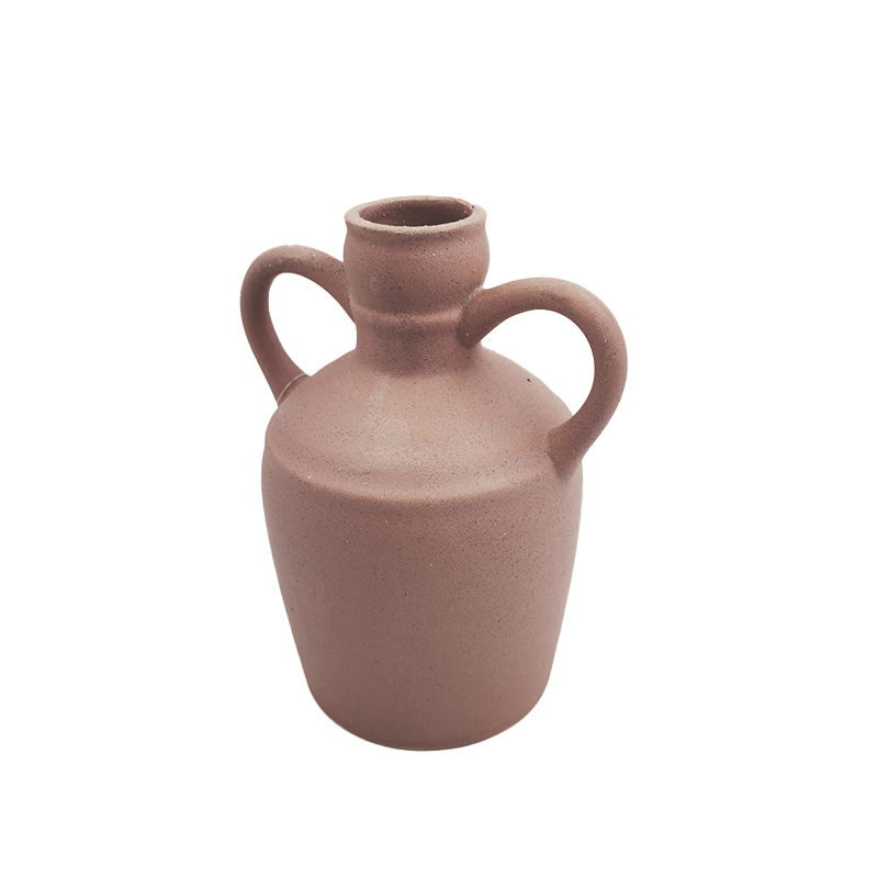 Vase En Céramique Avec Fini Sable Ceramic Vase With Sandy Finish