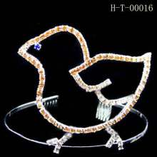 Easter tiara,lovely rabbit tiara crown,wholesale pageant holiday tiara