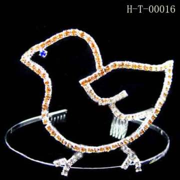 Easter tiara,lovely rabbit tiara crown,wholesale pageant holiday tiara