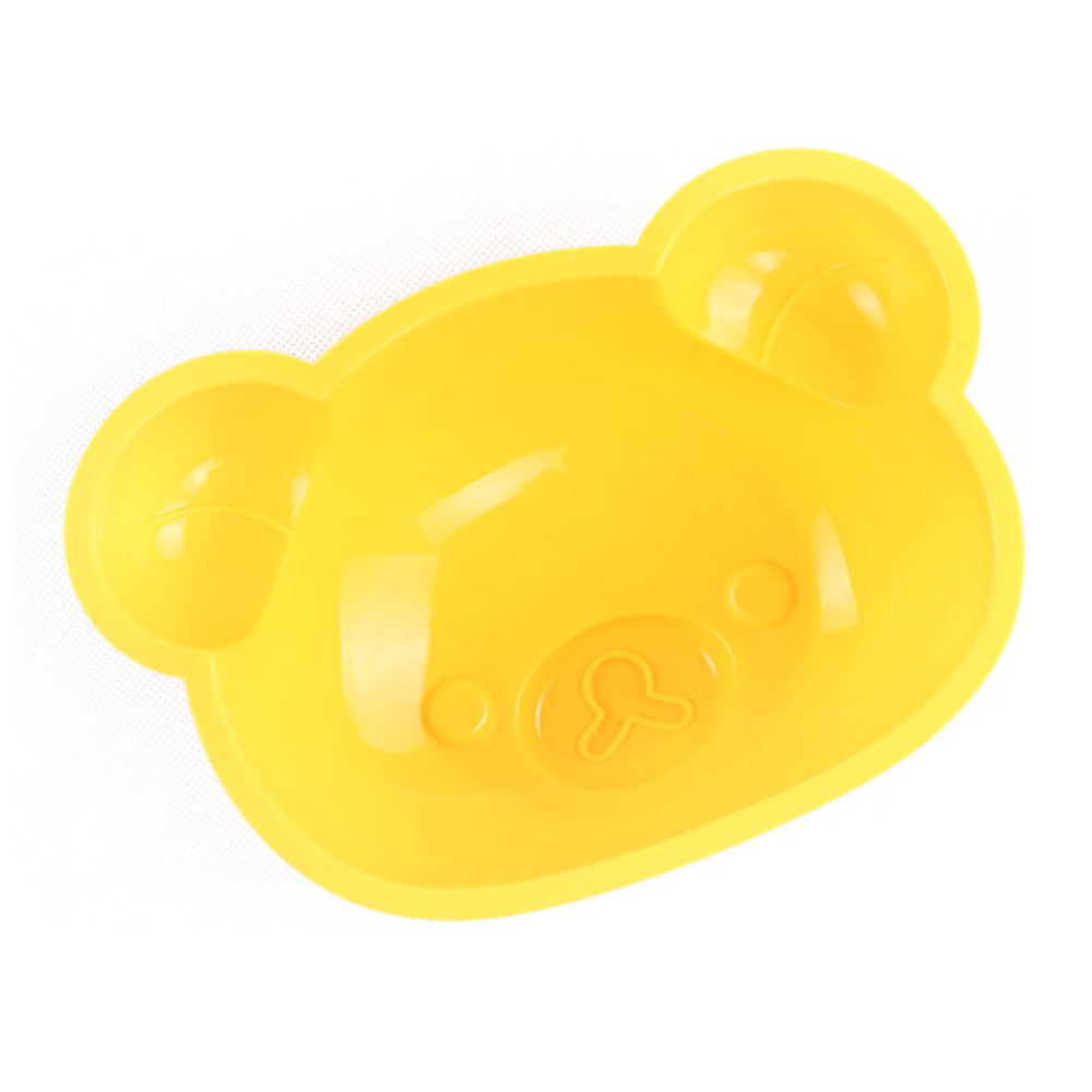 Yellow Bear Head Silicone Cake Mold (3)