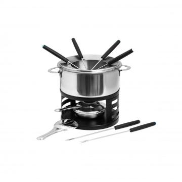 fondue set for meat cheese chocolate