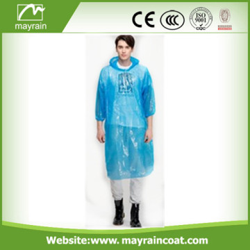 Blue Emergency PE Adult Raincoat