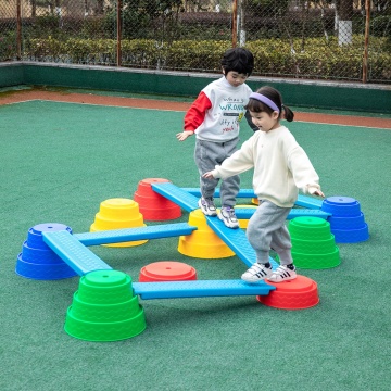 Children's Balance Training: Navigating the Plastic Balance Beam and Bridging Physical Fitness with Gymnastics