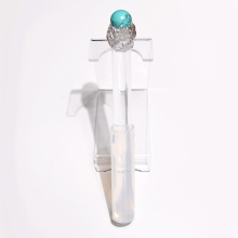 Self Design-Q're Turquoise And Rock Crystal Pure Crystal Singing Bowl Wand