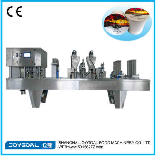 shanghai automatic K cup coffee filling machine/K cup sealing machine/K cup filling and sealing machine