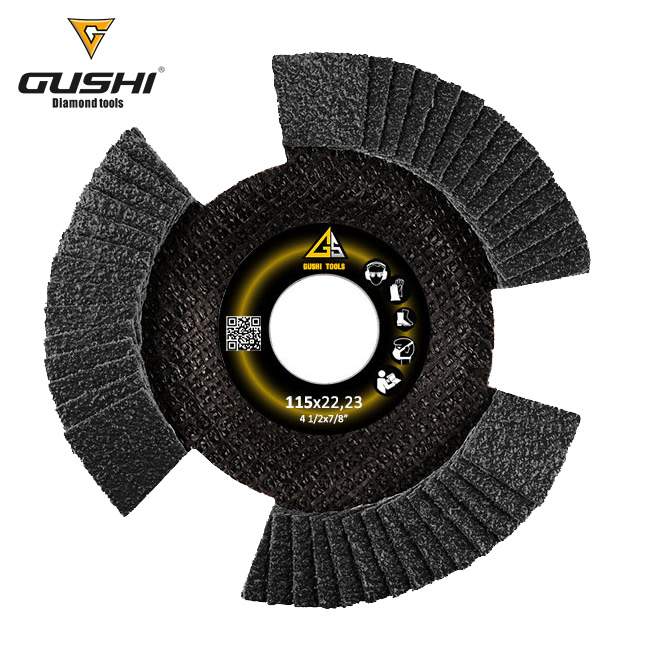 High performance 115mm*22.23mm Unique series Flap disc for Stainless steel, Steel