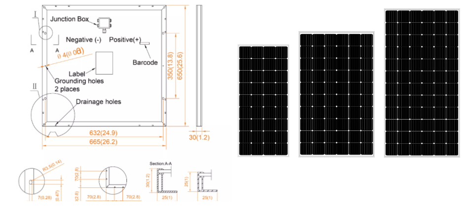 75w mono güneş paneli 75w mono solar panel