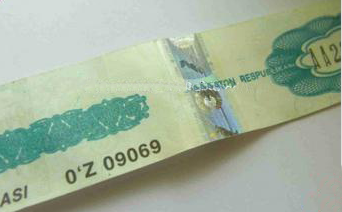 Anti-counterfeiting stamp sticker