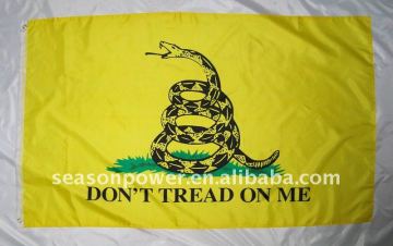 woven polyester gadsden flags