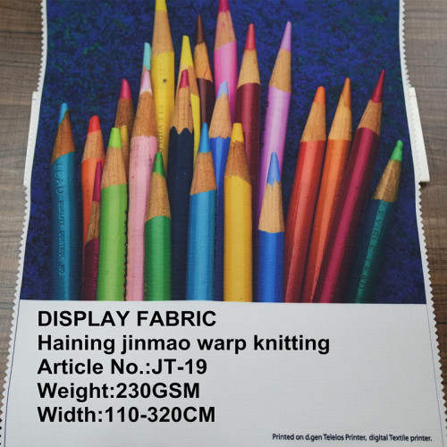 Popular polyester UV printing textile dye direct sublimation fabric display textile printing