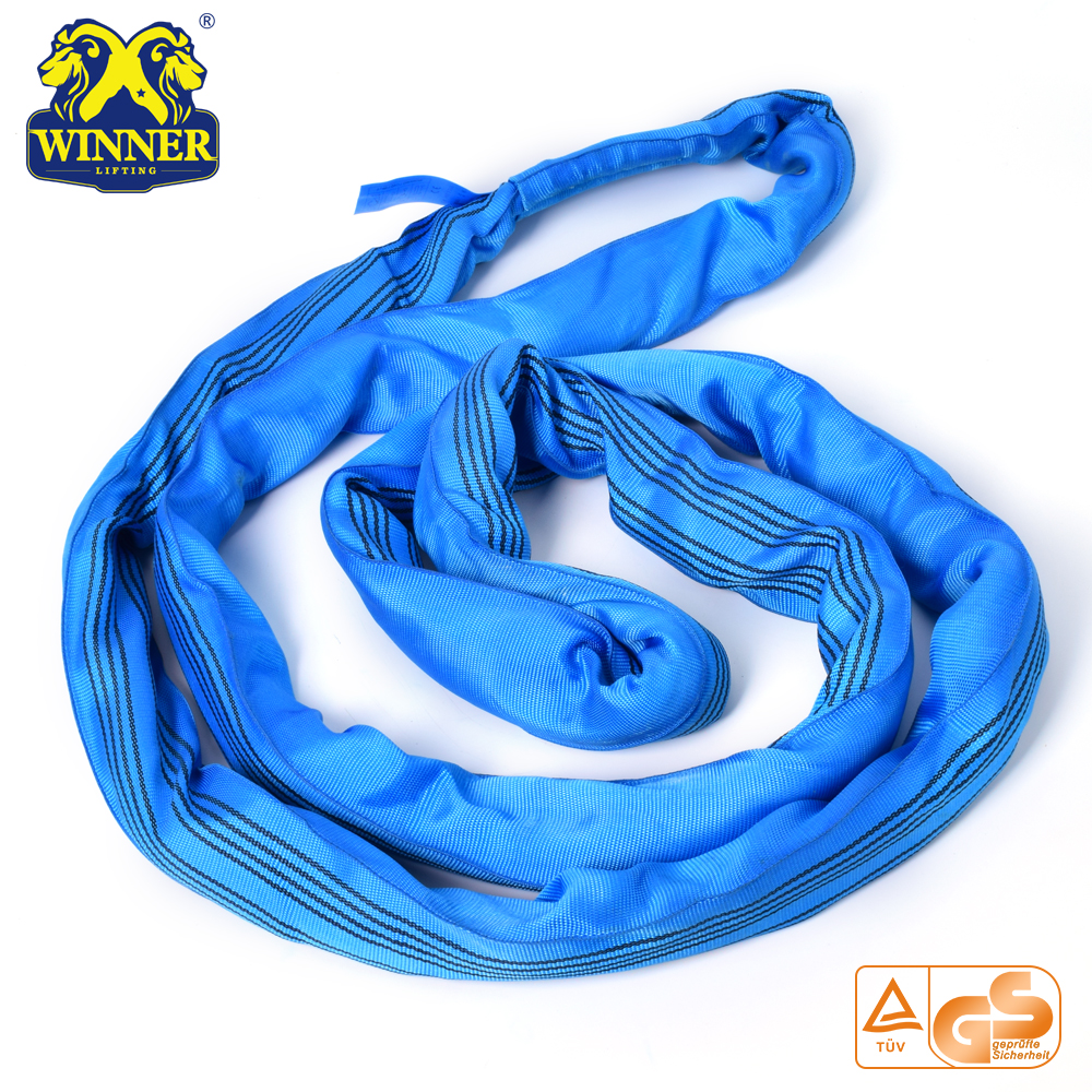 Heavy Duty 8T Lashing Endless Polyester Round Sling