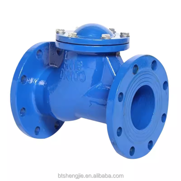 Cast Iron Sewage Check Valve with Slide Rolling Ball Mechanism