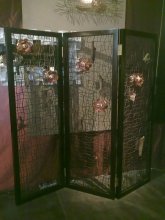 Decorative Folding Screens For Home / Hotel Decor 184 * 64 * 5 Cm