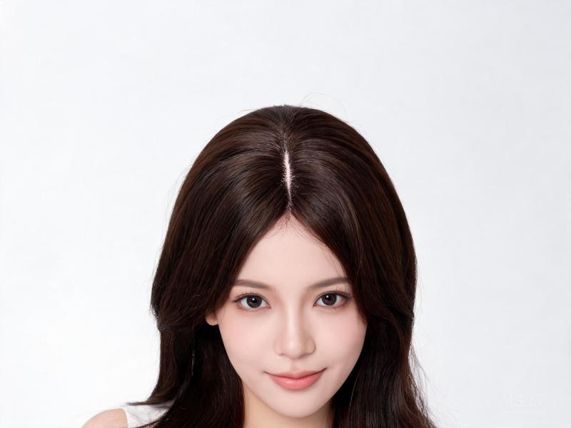Dark Brown V-Part Wig Human Hair