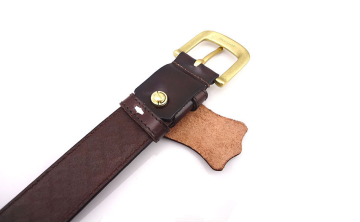 YZSW-0015,yiwu manufacturer direct sale men's genuine leather leisure waist belt
