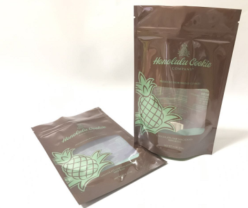 Plastic Cookies Bag With Printing And Window