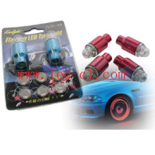 Flashing led tyre light