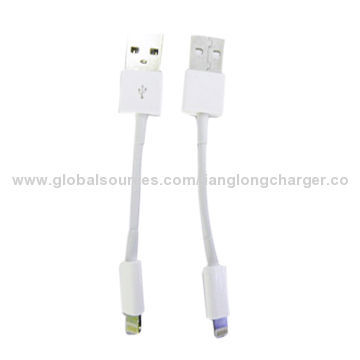 Portable 20cm Short Data Cable for Apple iPhone 5/5s Made in China