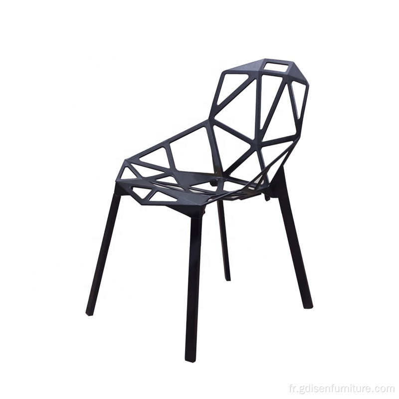 Réplique de haute qualité meuble d'une chaise extérieure en aluminium
