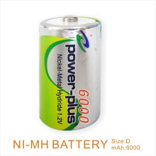 Nimh D Rechargeable Storge Battery 6000mah With Large Capacity
