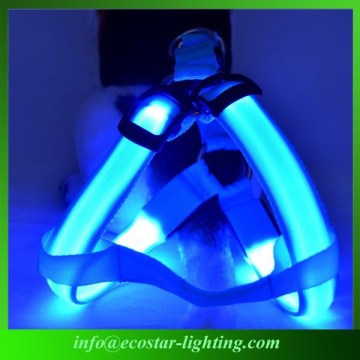 Cheap LED Flashing Pet Dog Vest Harness Supplier