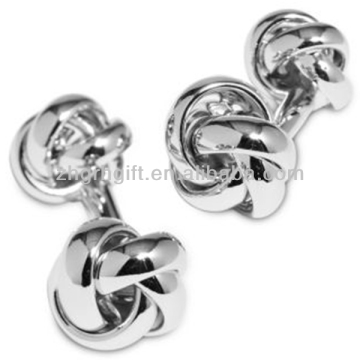 metal custom men's double button cufflinks