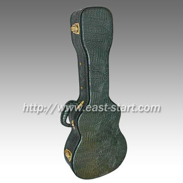 Deluxe Leather Hard Baritone Ukulele Case