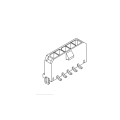 MX3.0mm SMT 180 ° dengan seri konektor wafer forking AW3045SVD-NP