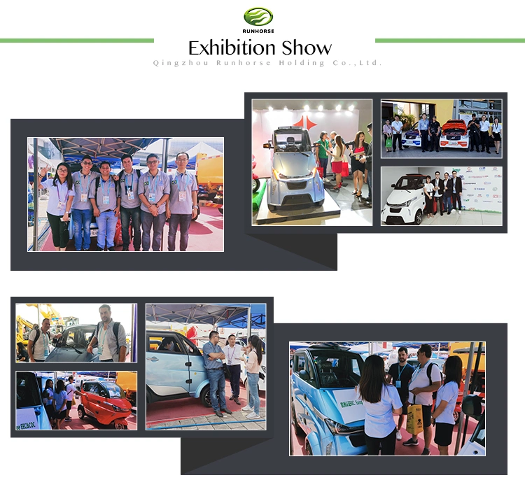 Four Wheeler EEC Approval 4 Wheel Electric Express Car Delivery Vehicle