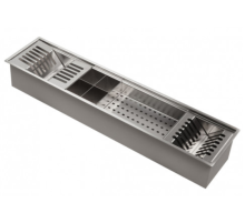 Online Best Service One Piece Pedestal Sink Nano Kitchen Mount With Bottom Price