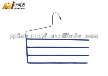 PVC-Metal Hanger for trousers / 4-tier pants hanger / trousers hanger