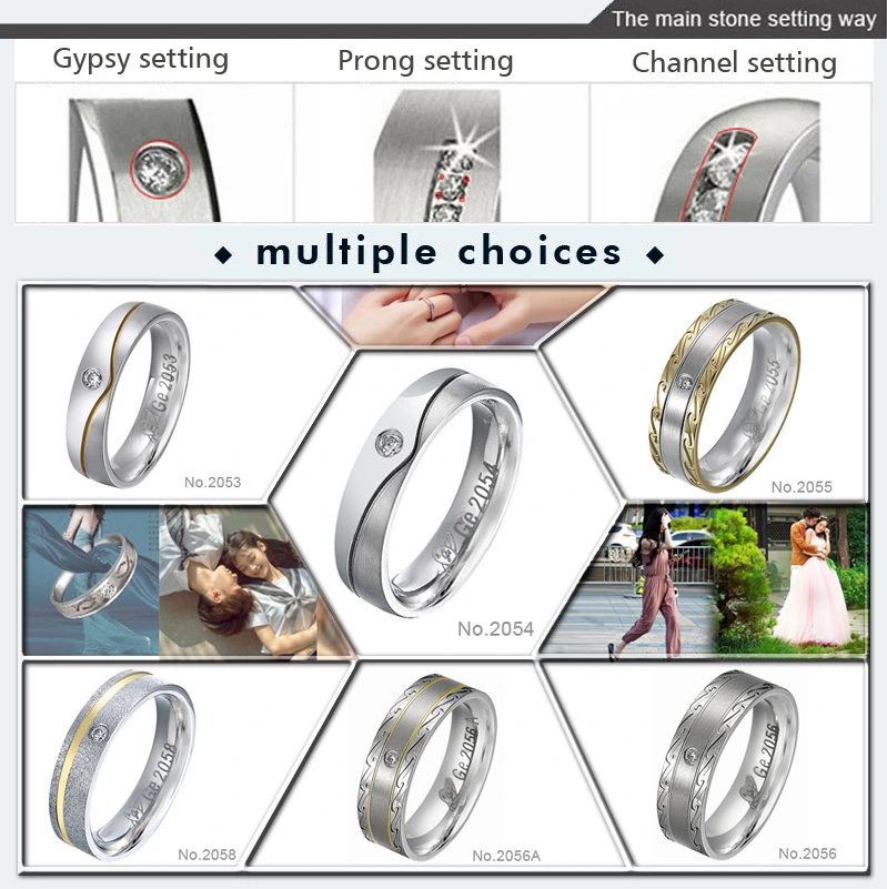 Stainless Steel Stackable Ring Wedding Band